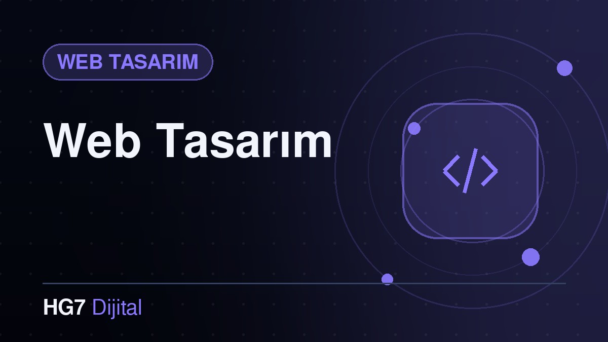 Web Tasarım hizmeti