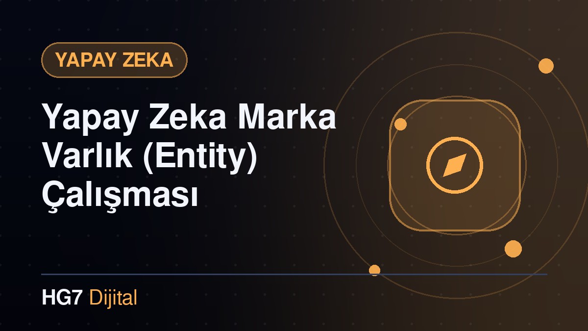 Yapay Zeka Marka Varlık (Entity) Çalışması