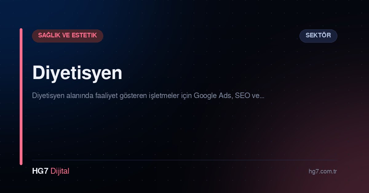 Diyetisyen
