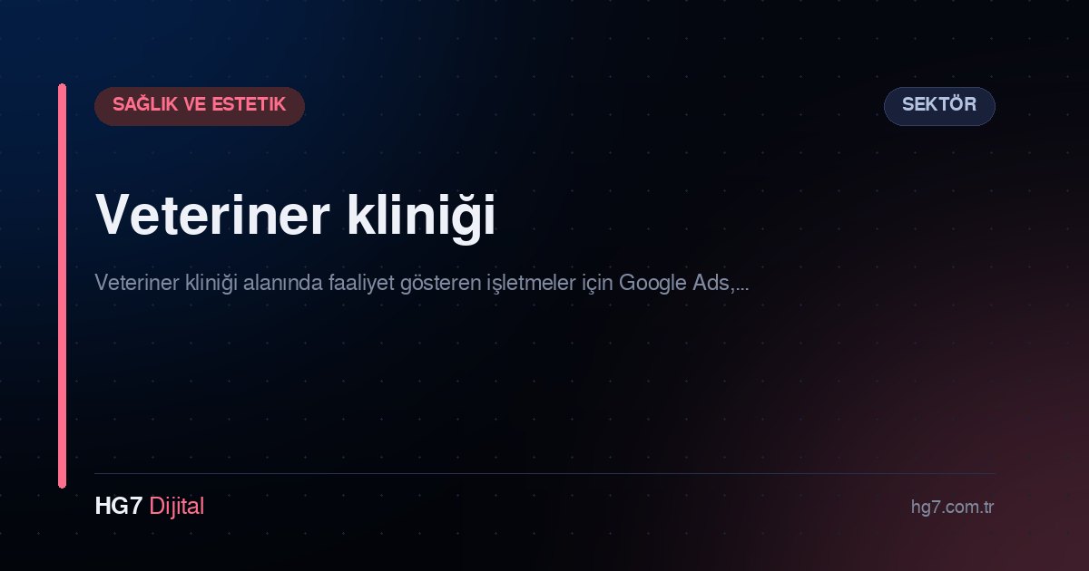 Veteriner kliniği